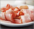 Calories fat bacon